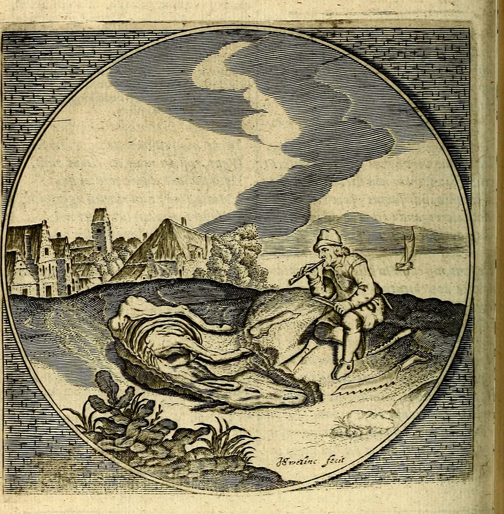 An illustration from Proteus, ofte, Minne-beelden verandert in sinne-beelden, 1627, leaf 327