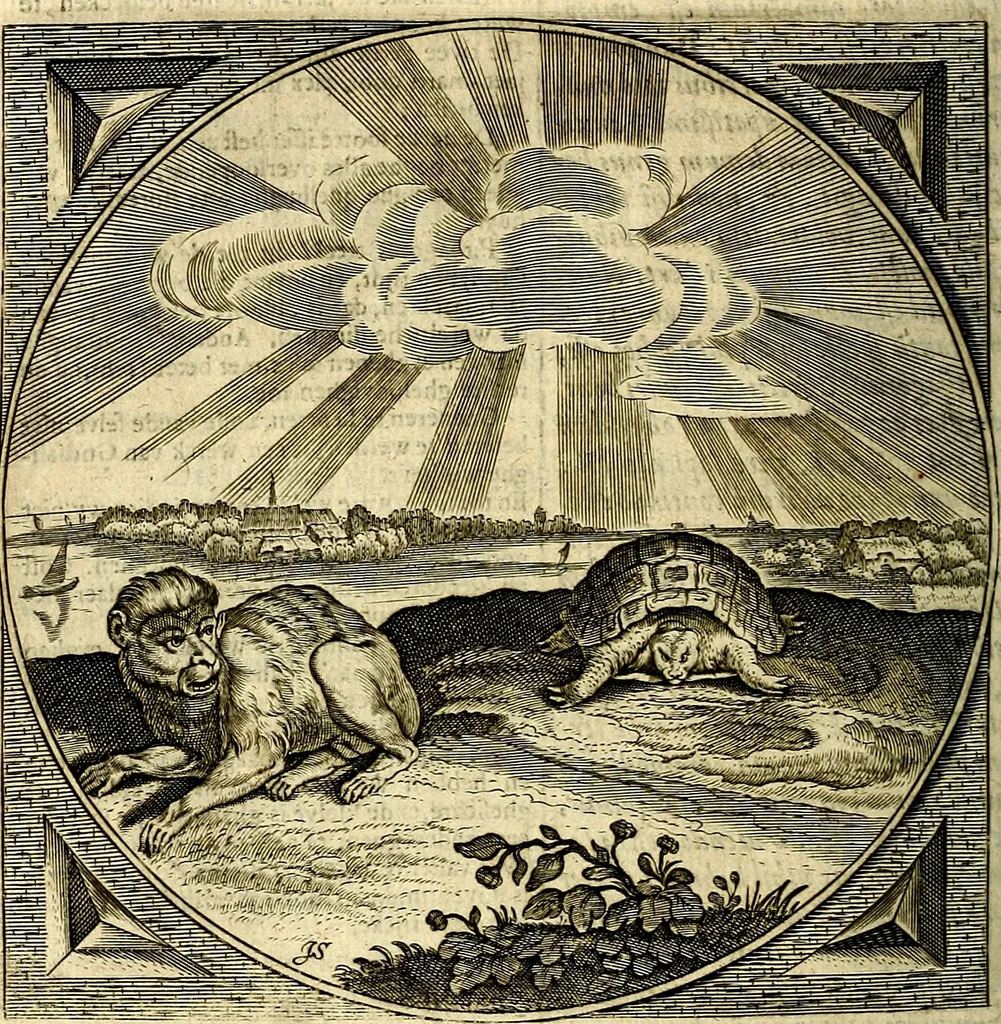 An illustration from Proteus, ofte, Minne-beelden verandert in sinne-beelden, 1627, leaf 333