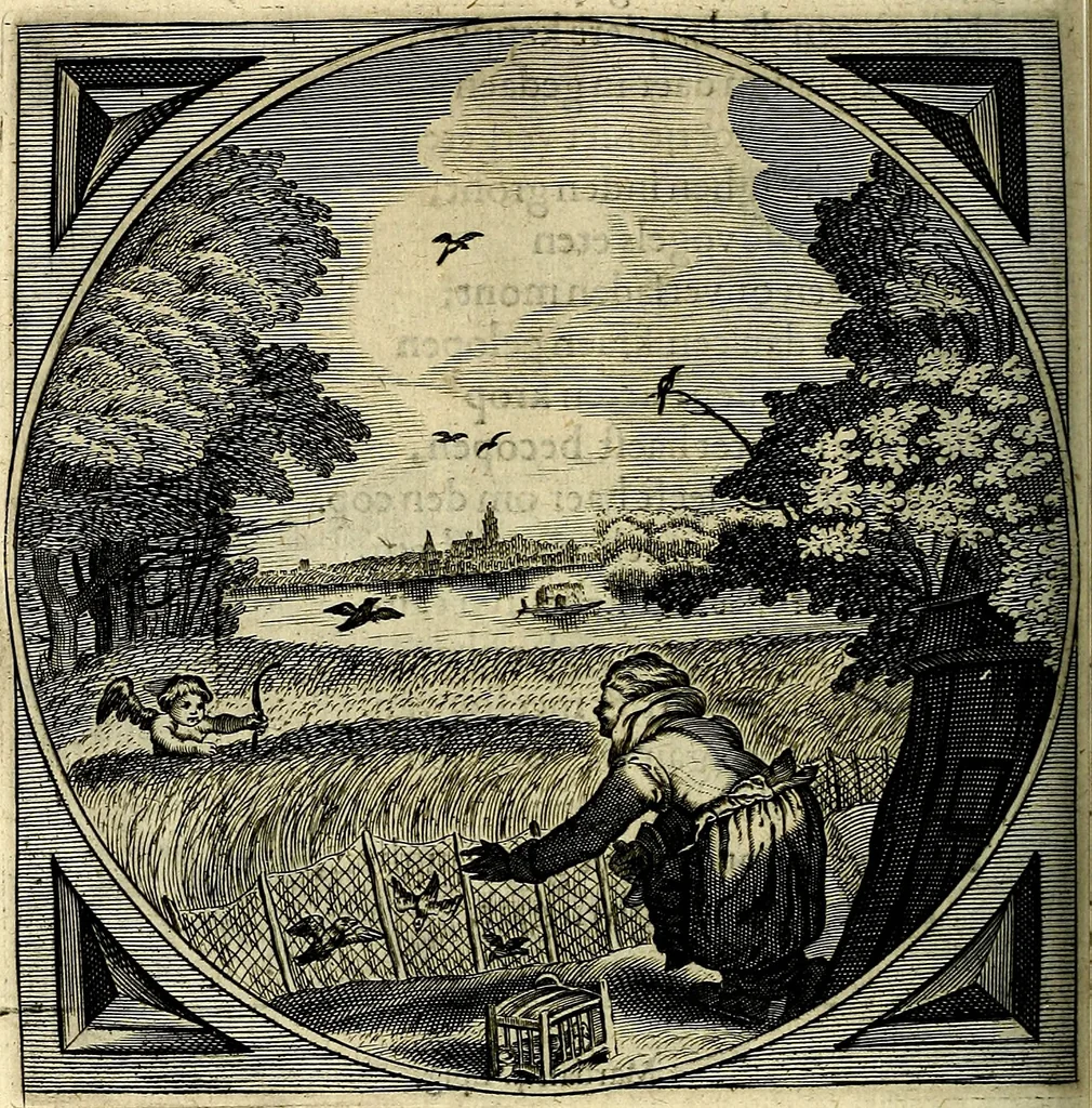 An illustration from Proteus, ofte, Minne-beelden verandert in sinne-beelden, 1627, leaf 443