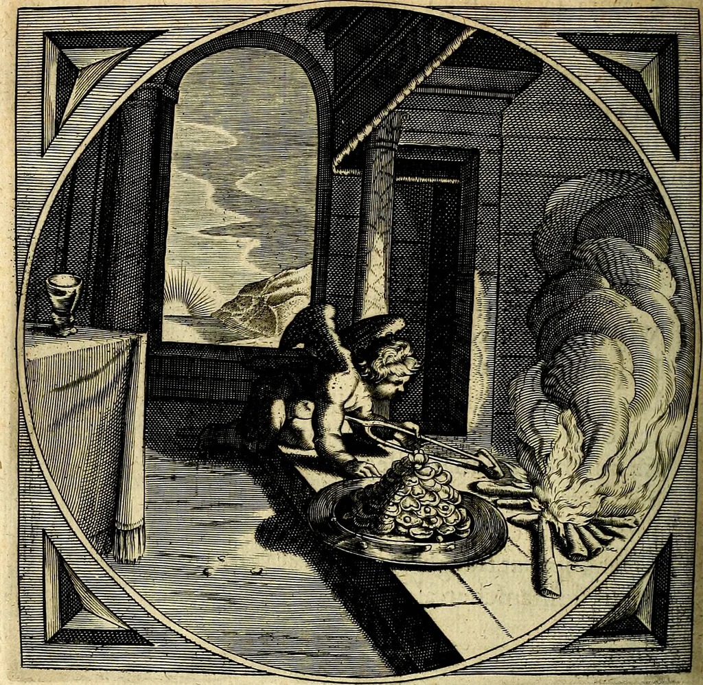 An illustration from Proteus, ofte, Minne-beelden verandert in sinne-beelden, 1627, leaf 479