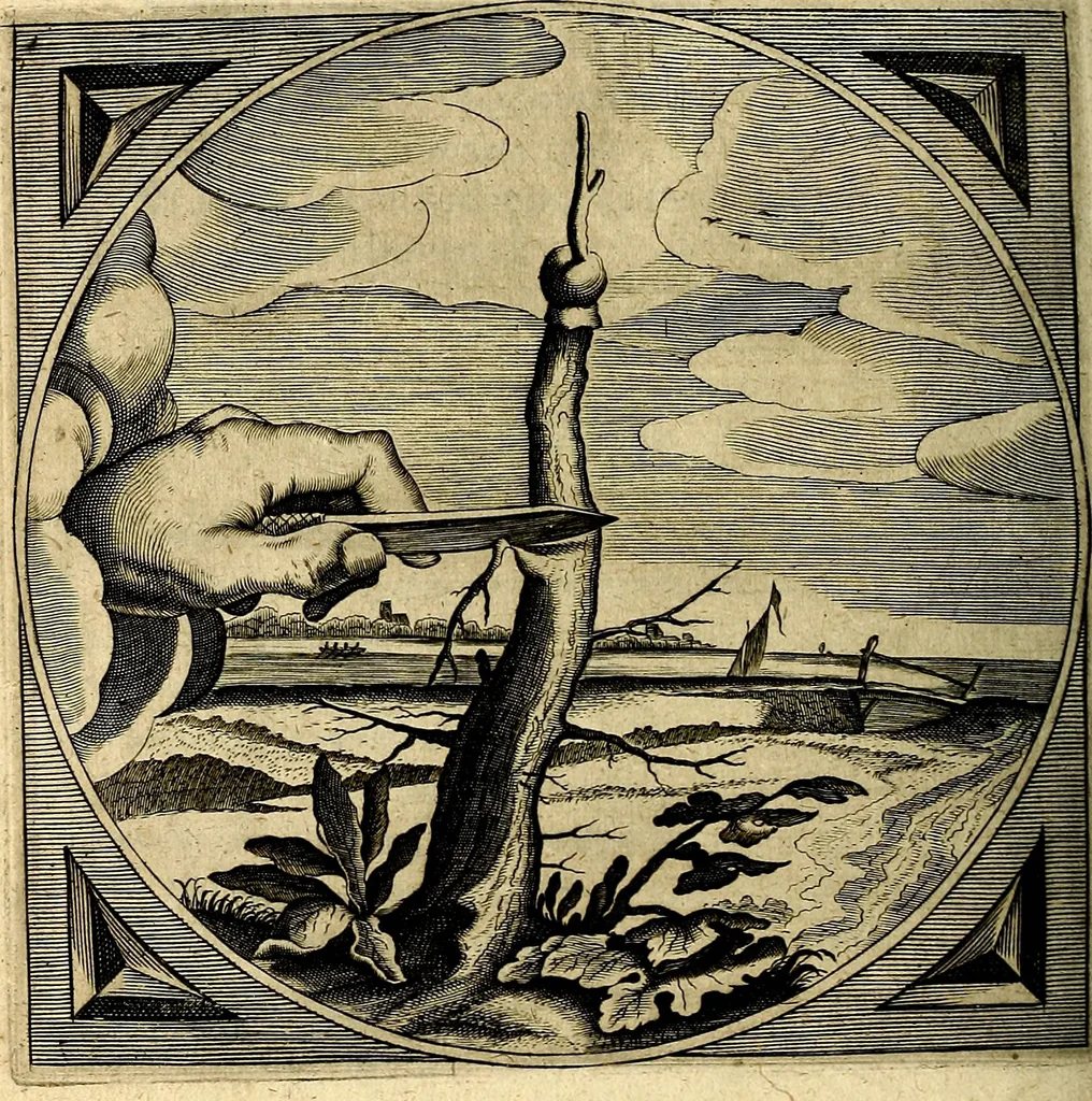 An illustration from Proteus, ofte, Minne-beelden verandert in sinne-beelden, 1627, leaf 485