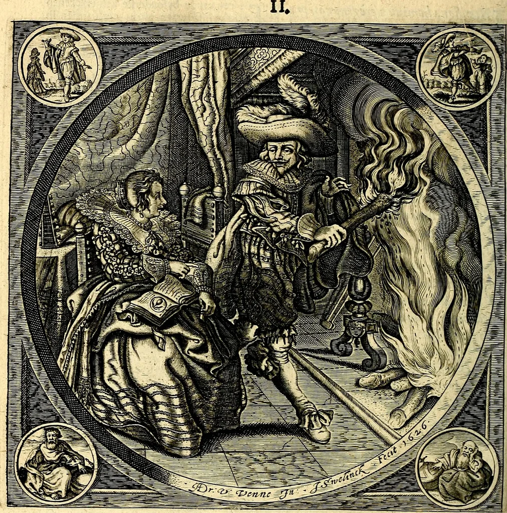 An illustration from Proteus, ofte, Minne-beelden verandert in sinne-beelden, 1627, leaf 57