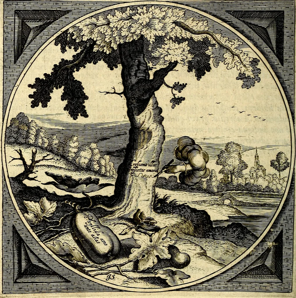 An illustration from Proteus, ofte, Minne-beelden verandert in sinne-beelden, 1627, leaf 81