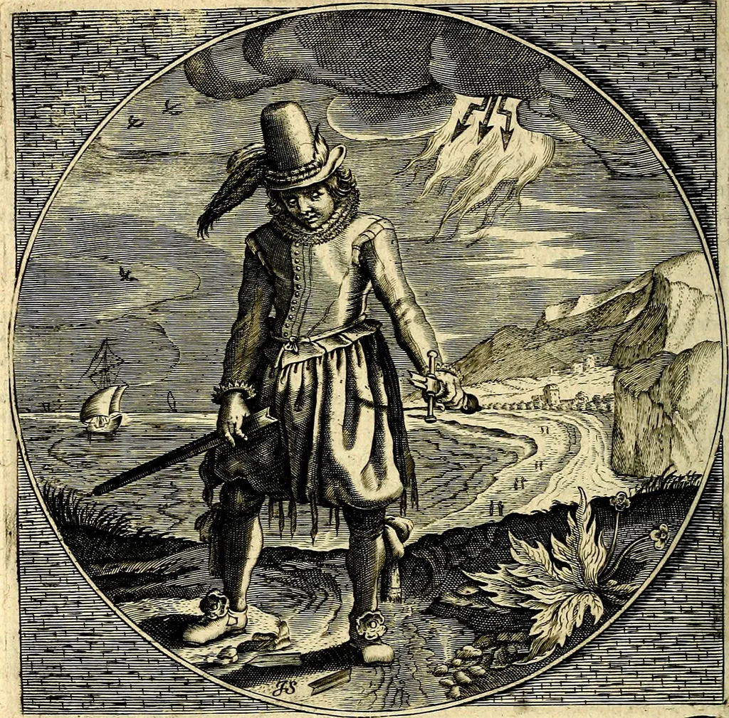 An illustration from Proteus, ofte, Minne-beelden verandert in sinne-beelden, 1627, leaf 93