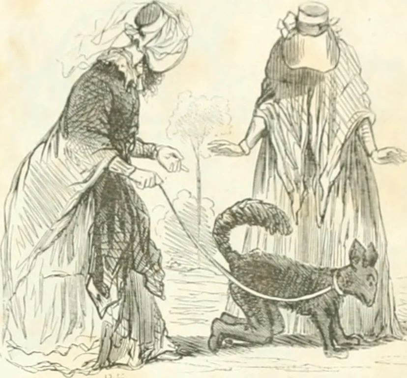 An illustration from Proudhoniana, 1848, leaf 10