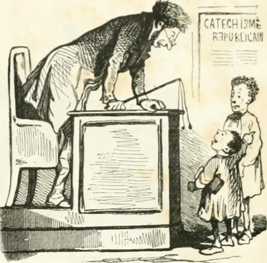 An illustration from Proudhoniana, 1848, leaf 12