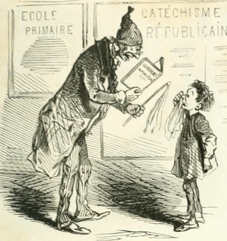 An illustration from Proudhoniana, 1848, leaf 12