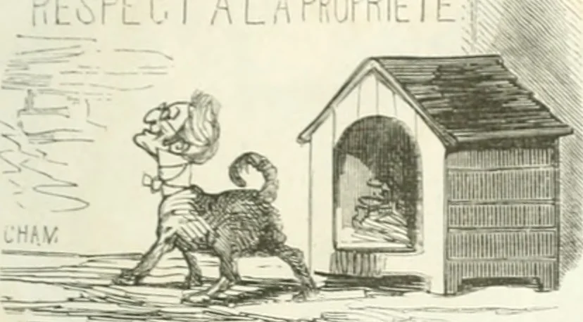An illustration from Proudhoniana, 1848, leaf 14