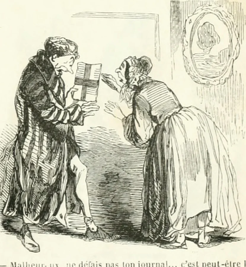 An illustration from Proudhoniana, 1848, leaf 16