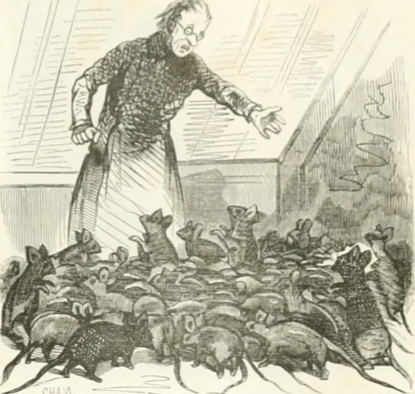 An illustration from Proudhoniana, 1848, leaf 18