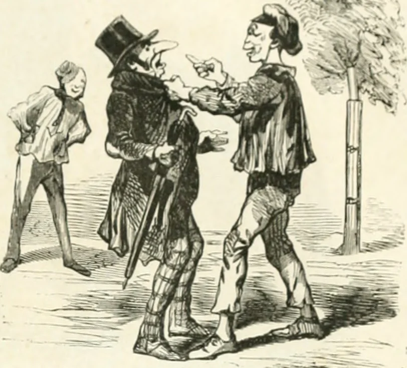 An illustration from Proudhoniana, 1848, leaf 22