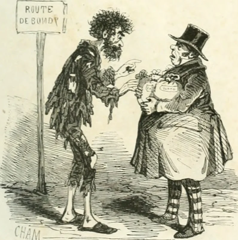 An illustration from Proudhoniana, 1848, leaf 22
