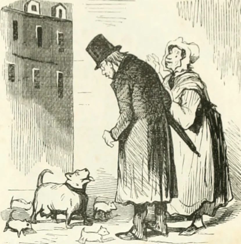 An illustration from Proudhoniana, 1848, leaf 24