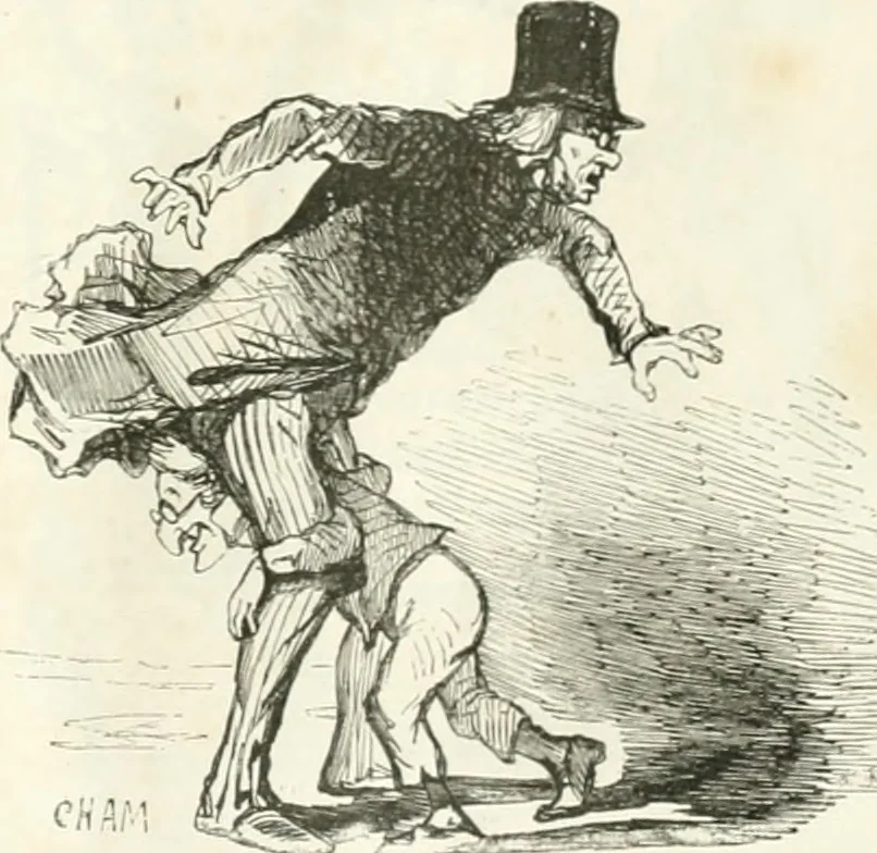 An illustration from Proudhoniana, 1848, leaf 24