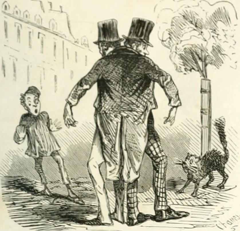 An illustration from Proudhoniana, 1848, leaf 28
