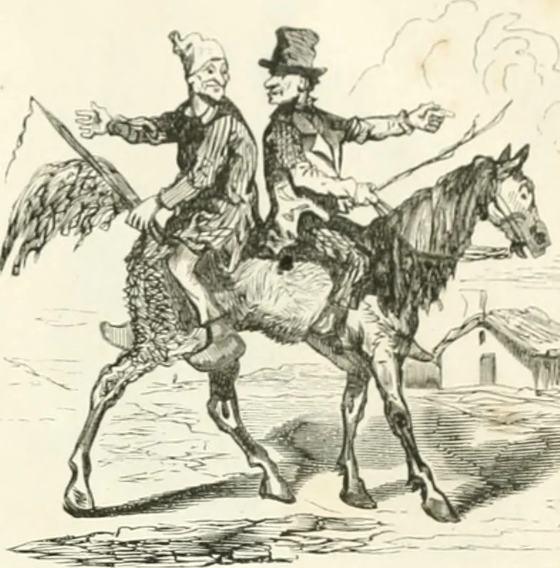 An illustration from Proudhoniana, 1848, leaf 30