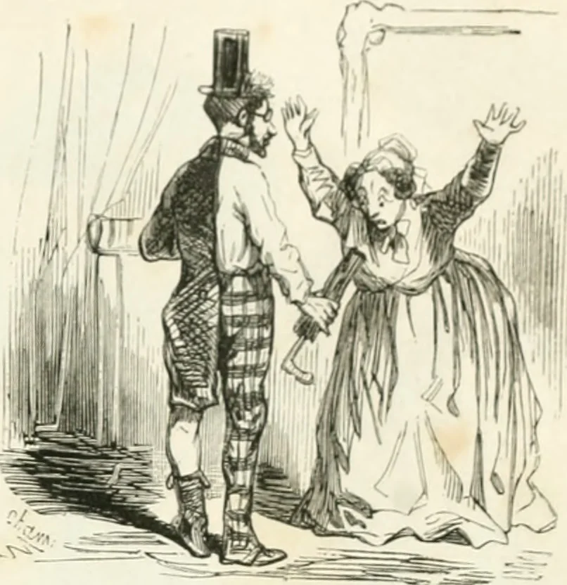 An illustration from Proudhoniana, 1848, leaf 32