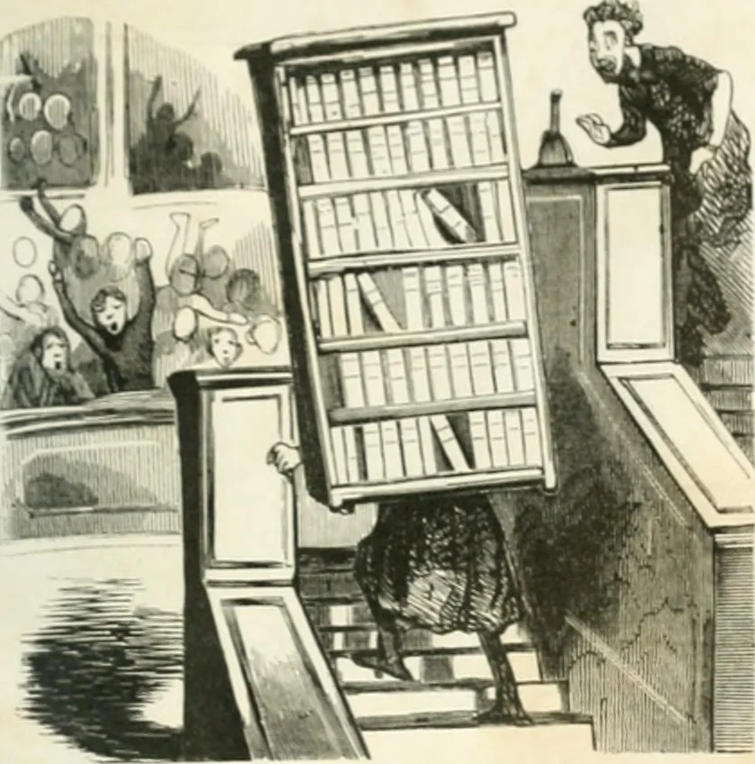 An illustration from Proudhoniana, 1848, leaf 34