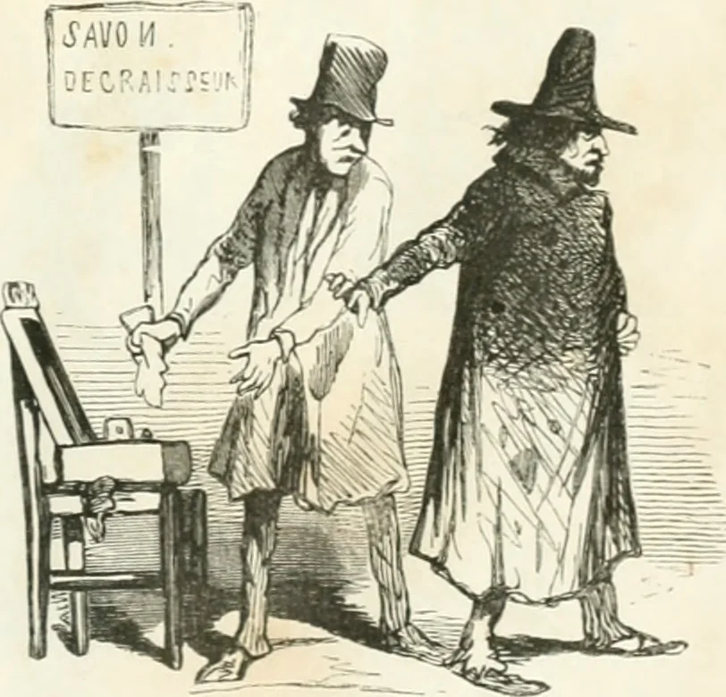 An illustration from Proudhoniana, 1848, leaf 34