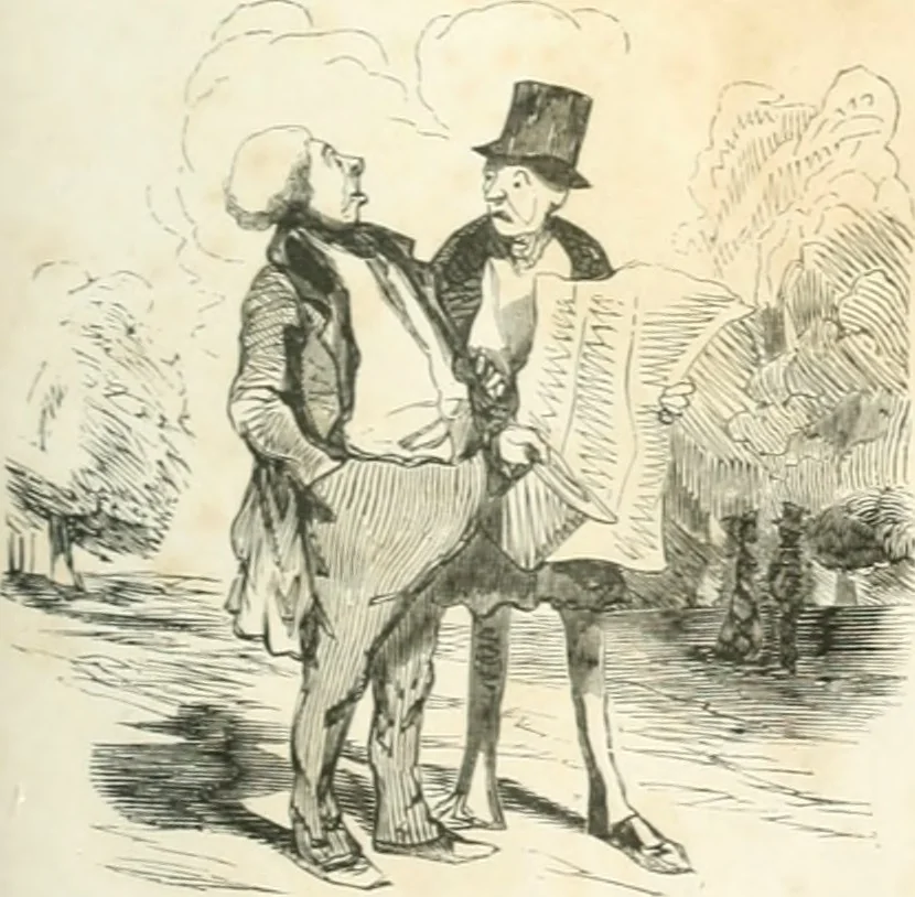 An illustration from Proudhoniana, 1848, leaf 36