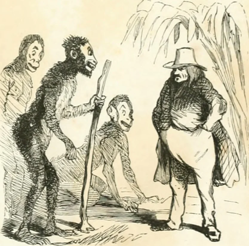 An illustration from Proudhoniana, 1848, leaf 36