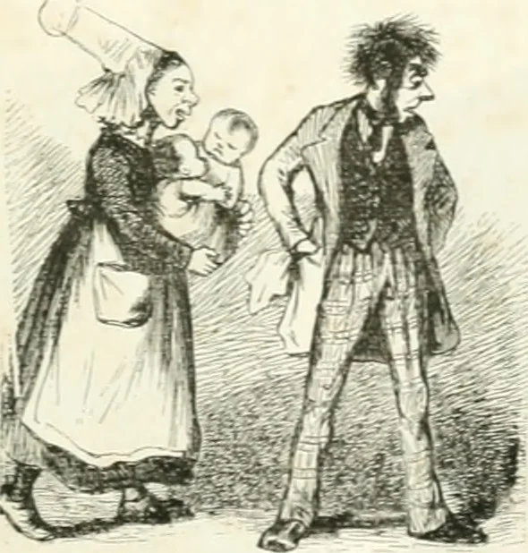An illustration from Proudhoniana, 1848, leaf 6