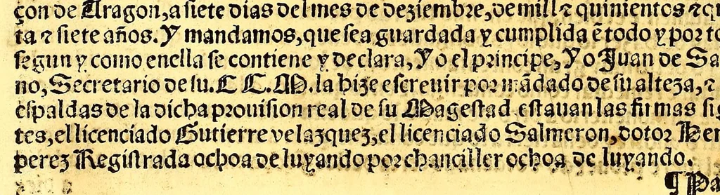 An illustration from Prouisio[n]es cedulas instruciones de su Magestad: : ordena[n]ças d[e] difu[n]tos y audie[n]cia, p[ar]a la buena expedicio[n] de los negocios, y administracio[n] d[e] justicia: y gouernacio[n] d[e]sta Nueua España: y p[ar]a el bue[n] tratamie[n]to y [con]seruacio[n] d[e] los yndios, dende el año 1525. hasta este presente de. 63, 1563, leaf 390