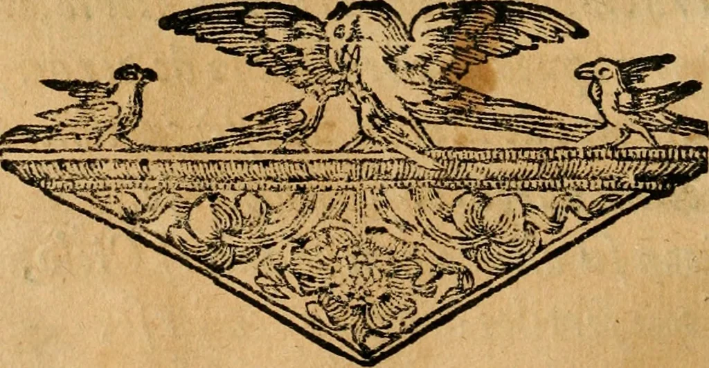 An illustration from Proverbios morales, y consejos christianos : muy provechosos para concierto, y espejo de vida, adornados de lugares, y textos de las divinas, y humanas letras : y enigmas philosoficas, naturales, y morales, con sus comentos : adornadas con trece emblemas y sus estampas mui curiosas, apropriadas à sus assuntos, 1733, leaf 113