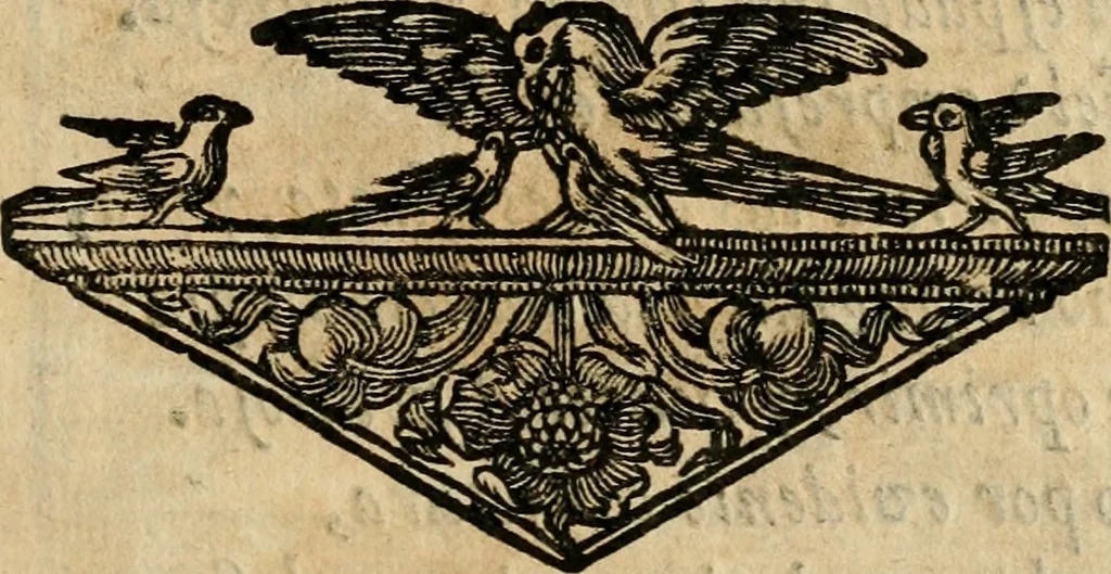 An illustration from Proverbios morales, y consejos christianos : muy provechosos para concierto, y espejo de vida, adornados de lugares, y textos de las divinas, y humanas letras : y enigmas philosoficas, naturales, y morales, con sus comentos : adornadas con trece emblemas y sus estampas mui curiosas, apropriadas à sus assuntos, 1733, leaf 190