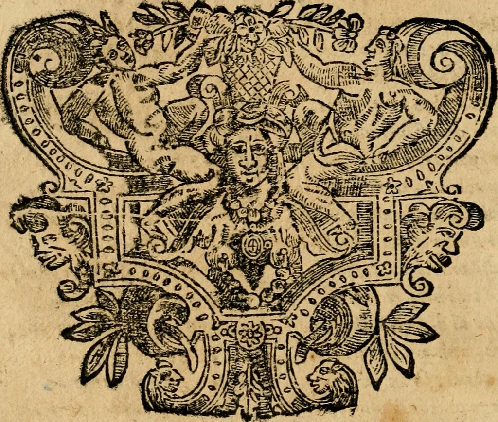An illustration from Proverbios morales, y consejos christianos : muy provechosos para concierto, y espejo de vida, adornados de lugares, y textos de las divinas, y humanas letras : y enigmas philosoficas, naturales, y morales, con sus comentos : adornadas con trece emblemas y sus estampas mui curiosas, apropriadas à sus assuntos, 1733, leaf 23