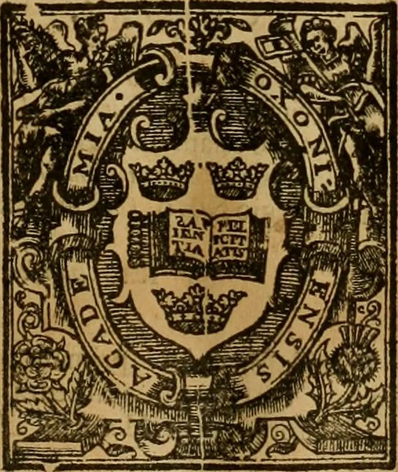 An illustration from Provinciale (seu Constitutiones Angliæ,) continens constitutiones provinciales quatuordecim archiepiscoporum Cantuariensium, viz. à Stephano Langtono ad Henricum Chichleium; cum summariis atque eruditis annotationibus, summá accuratione denuo revisum atque impressum, 1679, leaf 424