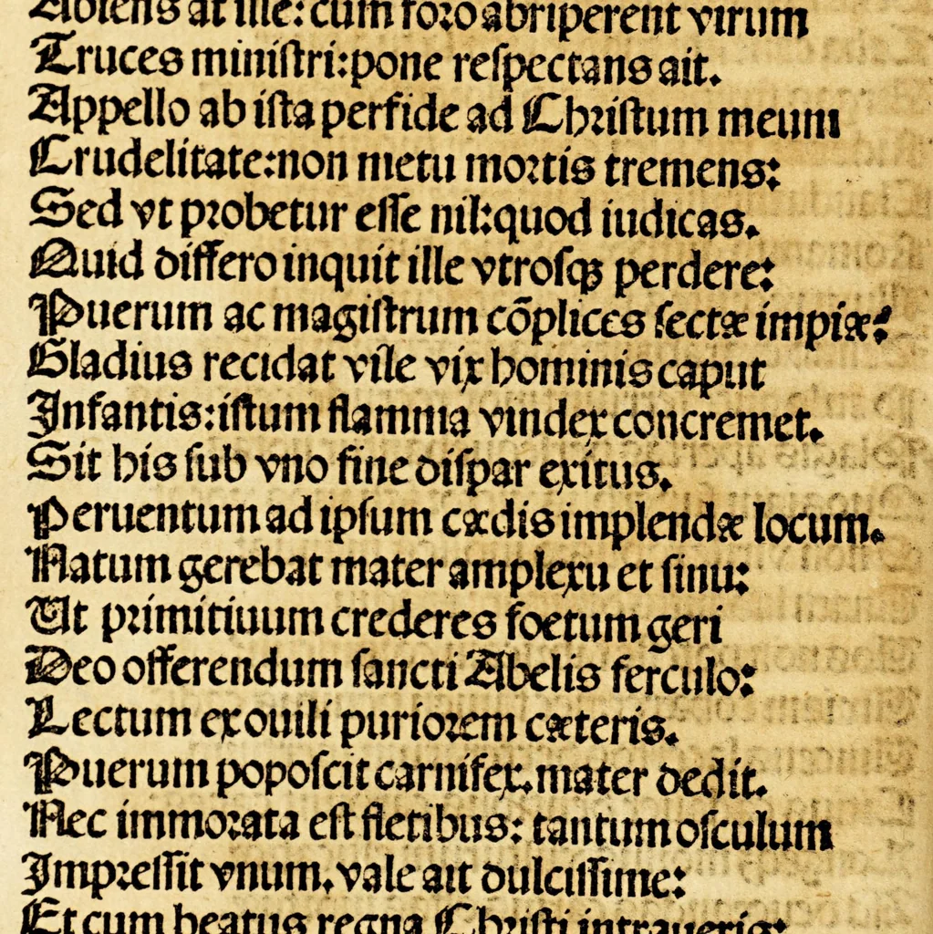 An illustration from Prudentij opera que in hoc libro continentur. ., 1512, leaf 120