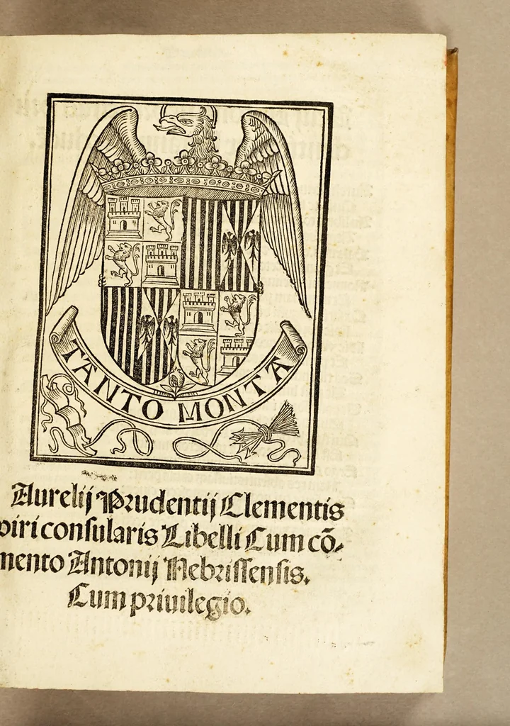 An illustration from Prudentij opera que in hoc libro continentur. ., 1512, leaf 15