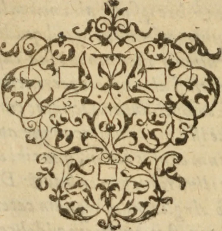 An illustration from Psalmorvm sacrovm Davisis libri qvinqve dvplici poetica metaphrasi, altera alteri è regione oposita varion carminum genere Latinè expressi Theodoro Beza Vezeloi, & Georgio Buchanao Scoto autoribus. Qui rursus, adiunctis quaruordecim canticis, ex utriusque testamenti libris excerptis, argumentis & paraphrasi per ipsum Th. Bezam Vezelium illustrantur. Eivsdem Bvchanani tragoedia quae inscribitur Iephthes, 1581, leaf 11