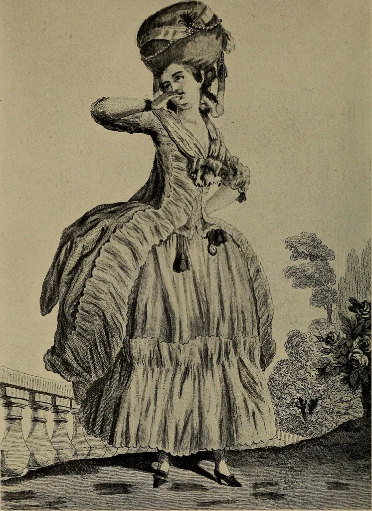 An illustration from The psychology of dress, 1920, leaf 323