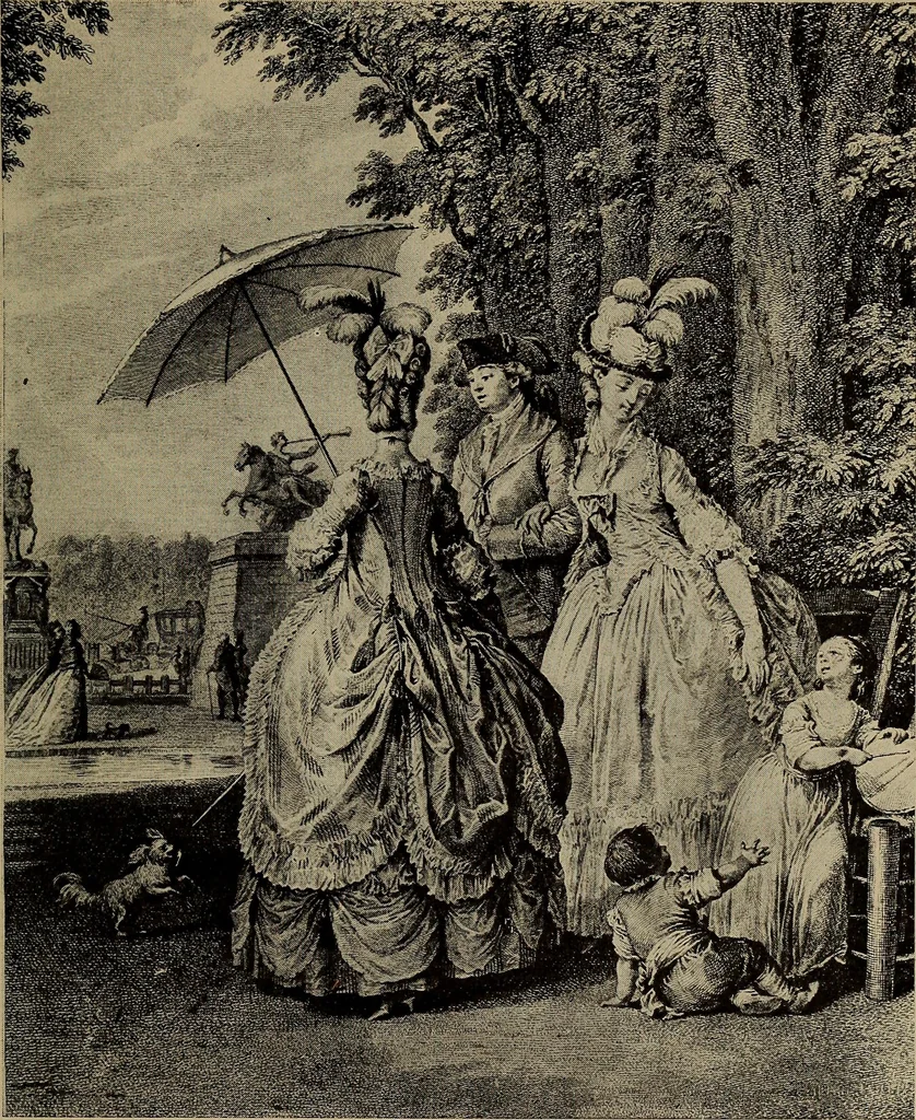 An illustration from The psychology of dress, 1920, leaf 324