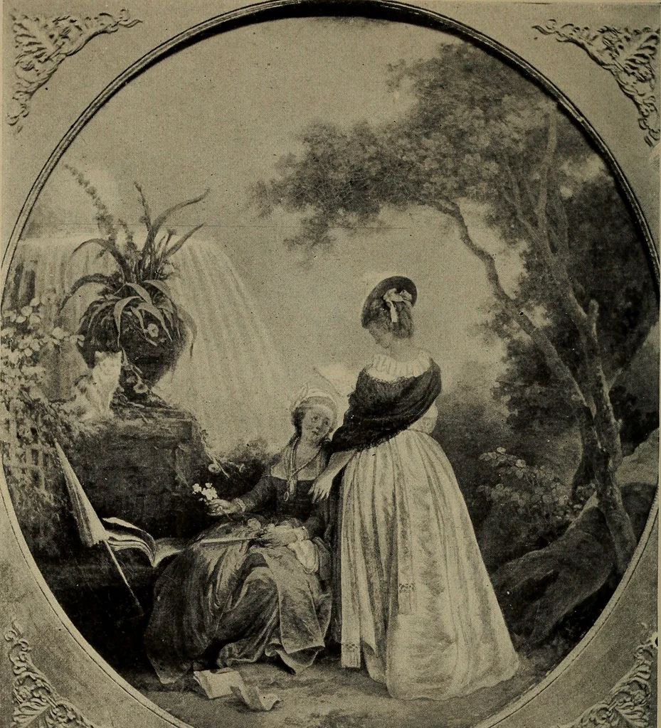 An illustration from The psychology of dress, 1920, leaf 347