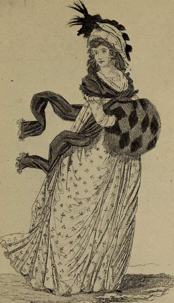 An illustration from The psychology of dress, 1920, leaf 444