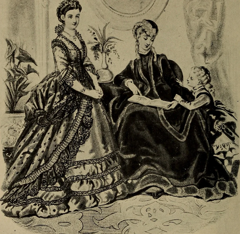 An illustration from The psychology of dress, 1920, leaf 501