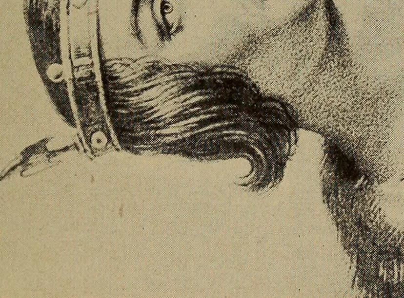 An illustration from The psychology of dress, 1920, leaf 62