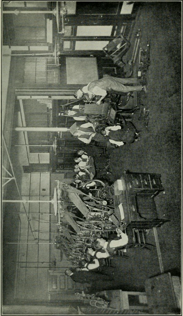 An illustration from The industrial education survey of the City of New York;, 1918, leaf 112