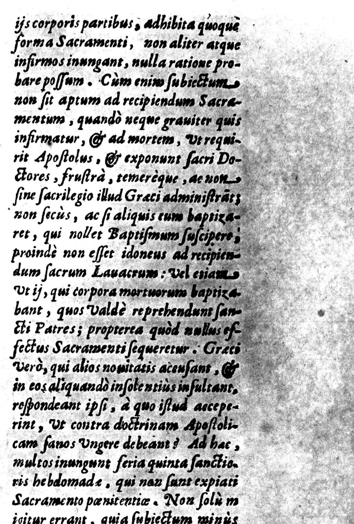 An illustration from Conciliationis ecclesiae armenae cum romana ex ipsis armenorum patrum et doctorum testimoniis in dua partes [microform] : historialem & controversialem divisae .., 1658, leaf 1166
