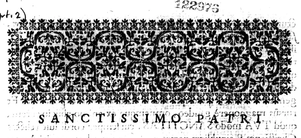 An illustration from Conciliationis ecclesiae armenae cum romana ex ipsis armenorum patrum et doctorum testimoniis in dua partes [microform] : historialem & controversialem divisae .., 1658, leaf 486
