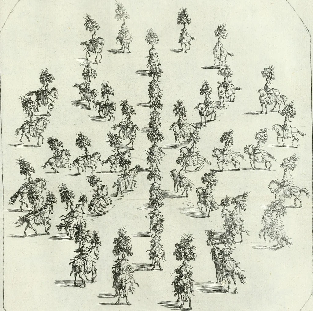 An illustration from [Publications relating to the wedding of Leopold I, Holy Roman Emperor, and Margarita Teresa, Infanta of Spain], 1666, leaf 104
