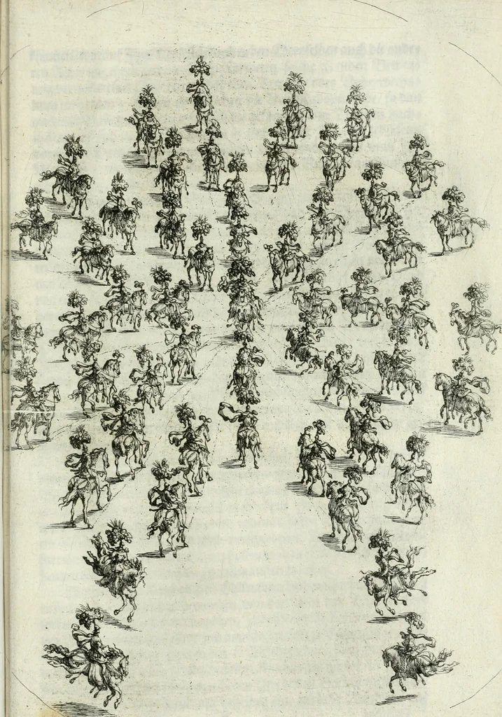 An illustration from [Publications relating to the wedding of Leopold I, Holy Roman Emperor, and Margarita Teresa, Infanta of Spain], 1666, leaf 106