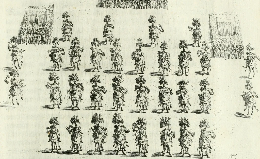 An illustration from [Publications relating to the wedding of Leopold I, Holy Roman Emperor, and Margarita Teresa, Infanta of Spain], 1666, leaf 110