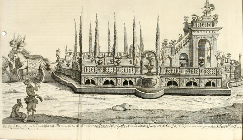 An illustration from [Publications relating to the wedding of Leopold I, Holy Roman Emperor, and Margarita Teresa, Infanta of Spain], 1666, leaf 38