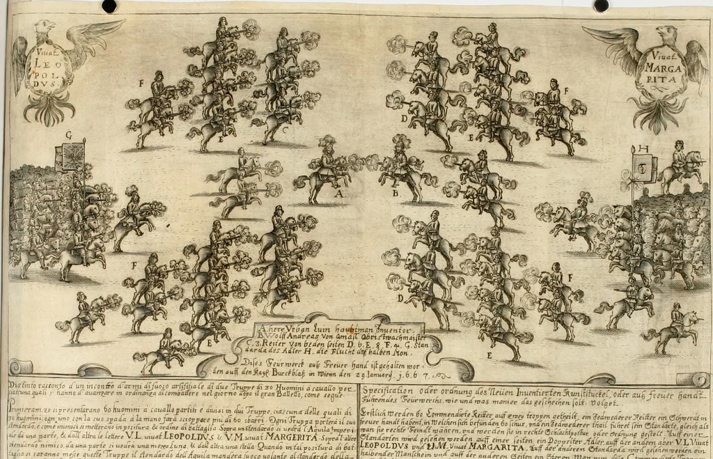 An illustration from [Publications relating to the wedding of Leopold I, Holy Roman Emperor, and Margarita Teresa, Infanta of Spain], 1666, leaf 81