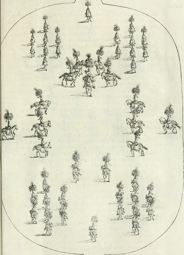 An illustration from [Publications relating to the wedding of Leopold I, Holy Roman Emperor, and Margarita Teresa, Infanta of Spain], 1666, leaf 84