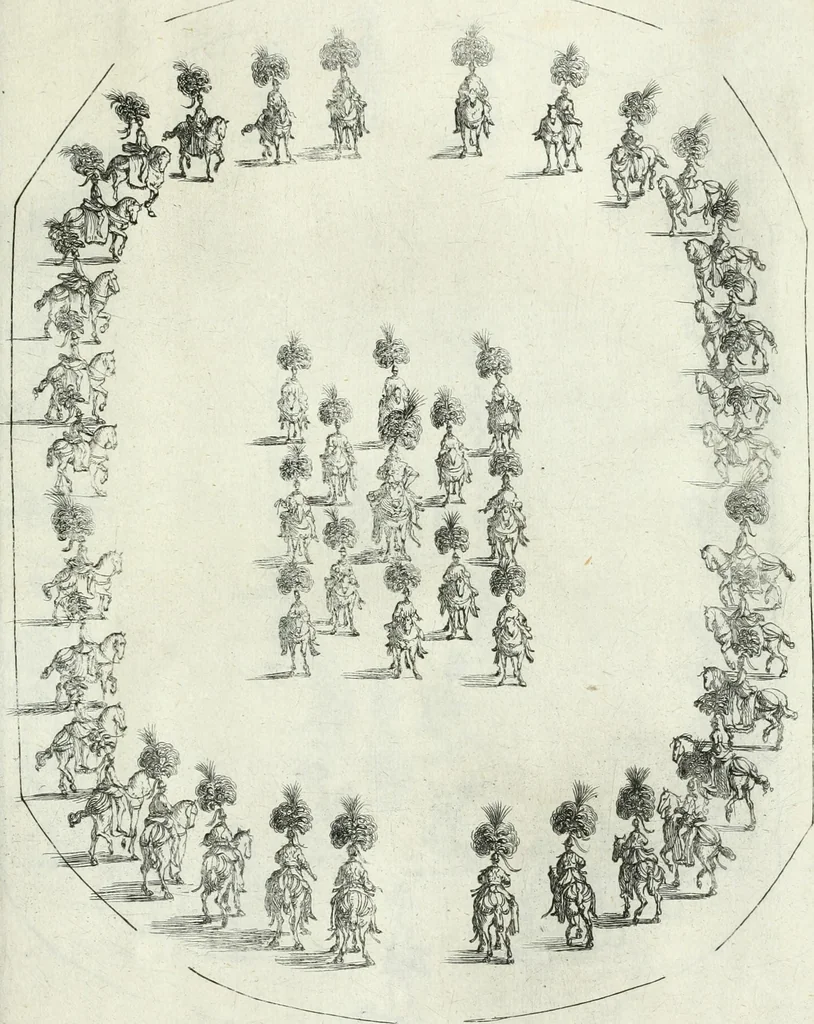 An illustration from [Publications relating to the wedding of Leopold I, Holy Roman Emperor, and Margarita Teresa, Infanta of Spain], 1666, leaf 94